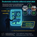 FEIT UNIZA otvára Študentskú vedecko-odbornú súťaž 2026